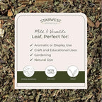 Starwest Botanicals Organic Comfrey Leaf Cut and Sifted - Dried Comfrey Plant for Hair, Oil, Skin Salves, and Topical Application, Certified Kosher, Non-GMO - Bulk 1 lb Bag