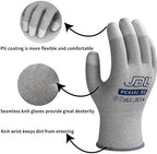 JDL ESD Work Gloves, Anti-Static Gloves for PC Building, 6 pairs, Computer Installation & Repair, High Resistance Carbon Fiber Gloves, Medium