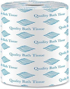 General Supply 500 Bath Tissue, 2-Ply, 500 Sheets Per Roll, White (Case of 96 Rolls)
