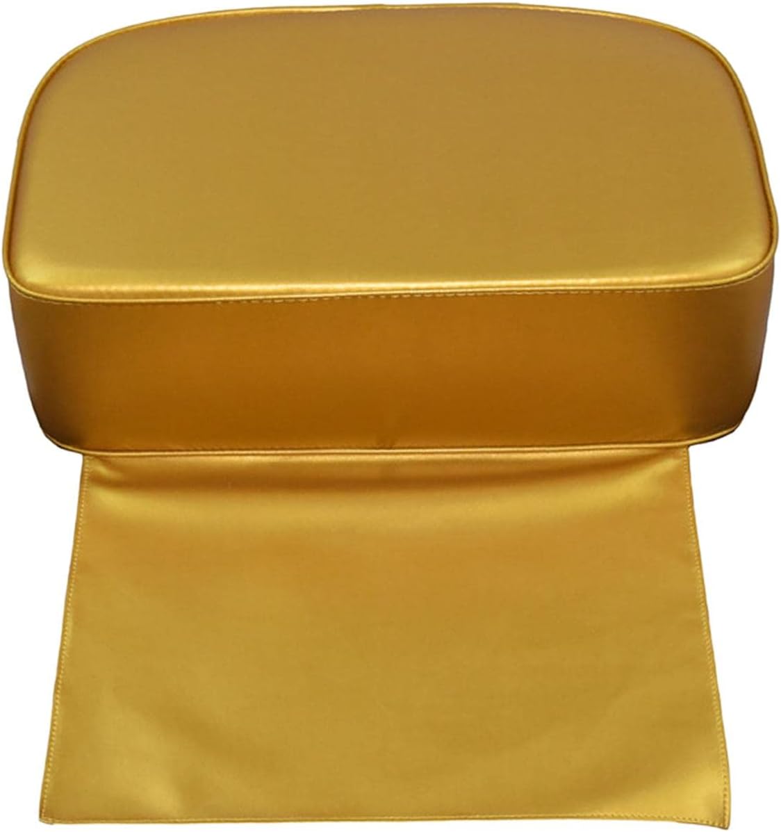 Generic Deluxe Hair Salon Cushion for Kids' Styling Comfort, Golden, 38cm x 28cm x 16cm