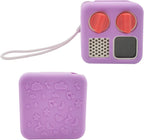 Anti-Slip Silicone Cover for YOTO Mini Audio Player, Protective Sleeve Case for Mini Player; Accessory for Kids Music Players (Case Only) (Purple)