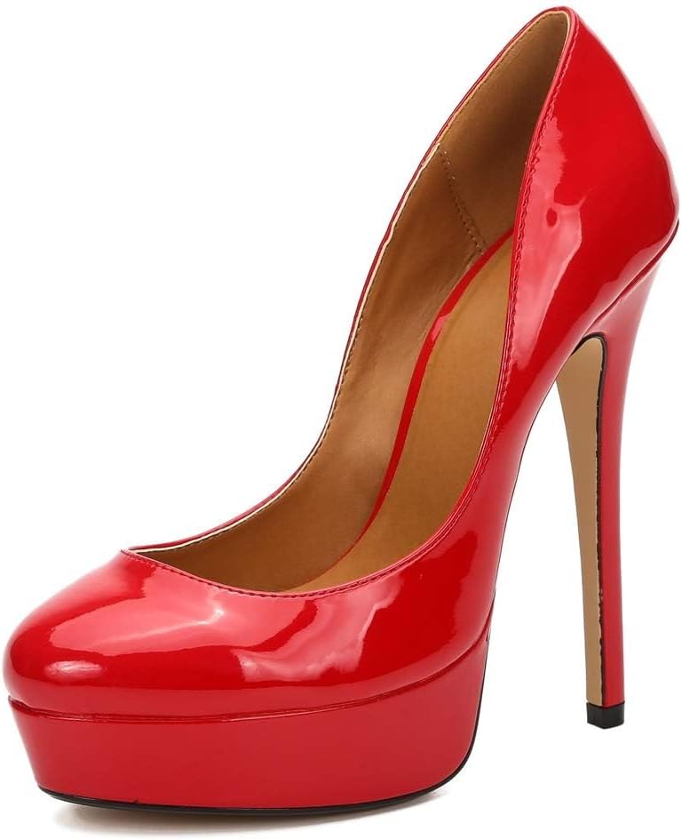 MAIERNISI JESSI Unisex Men's Women's Platform Pumps, Stiletto High Heels, Party Dress Shoes