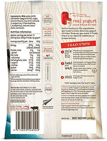 Easiyo Sweet Vanilla Yoghurt Mix 230g