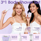 DSP Epilators Hair Removal for Women, Eyebrow Trimmer for Women, 2 Speeds Hair Removal, Facial Hair Trimmer for Legs Face Bikini Arms, Face Shavers