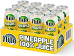 NILO Pineapple Juice | 100% Squeezed Pineapple Pina | NO Sugar added | NOT From Concentrate | 10.8 oz (Pack of 12)