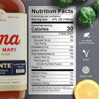 Toma Bloody Mary Mix, Premium Cocktail Mixers for Simple At-Home Hosting for Brunch and Events, All-Natural, Gluten Free, Vegan, No Added Preservatives, PICANTE/CLASICO 32oz (Spicy/Medium), Pack of 2
