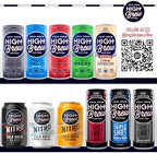 High Brew Coffee, Cold Brew Coffee, Double Espresso, 8 Fl Oz, Ready-To-Drink (Pack of 12)