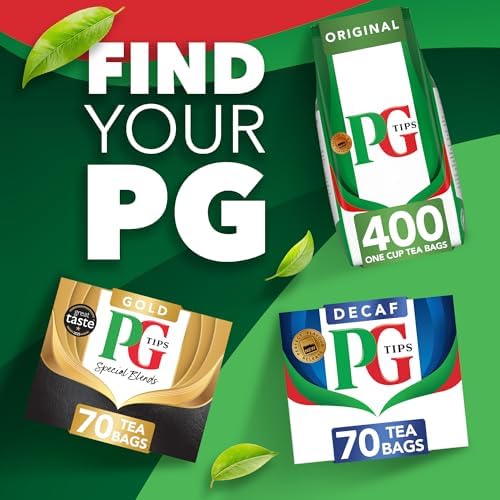PG Tips Original Black Tea Bags Bulk Flavourful & Full-bodied Perfect Flavour Release 400 Plant Based Biodegradable Teabags