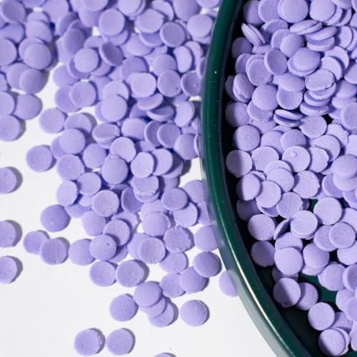 NIPEOR Purple Sprinkles Confetti Sprinkles 3.53oz/100g Edible Sprinkle Topping Confetti Sprinkles, Round Sprinkles for Cupcake Cake Decorating Cupcake, Candy Sprinkles and Ice Cream Toppings (Rainbow Confetti Purple)