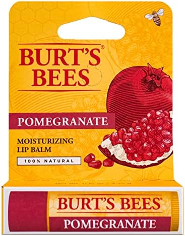 Burt's Bees Lip Balm With Pomegranate Oil , 0.15-Ounce (Pack of 6)