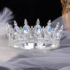 Queen Crown for Women Crystal Tiara for Women Rhinestone Wedding Headband for Bride Hair Accessories for Costume Birthday Party Prom