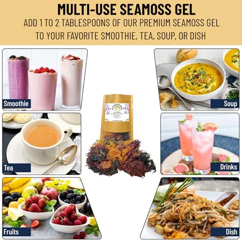 Wildcrafted Sea Moss | Gold - Purple - Mixed | 100% Natural Irish Moss from St.Lucia | Mineral-Rich Superfood | 16oz Sun-Dried Moss | NO Preservatives NO Chemicals (Mixed, 1 Pound)