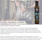 Ariston "The Very Best" Premium Balsamic Vinegar – Barrel Aged, Gourmet Quality, Product of Italy – Vegan, Gluten Free, GMO Free, No Added Sugar, All-Natural, 8.45 fl oz (250ml) Calabria Tangerine