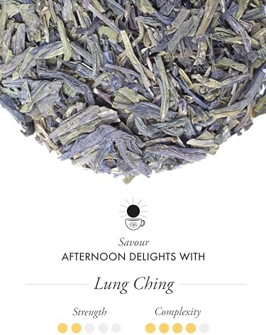 TWG Tea | Lung Ching | Green Tea | Aromatic Jade Infusion | 15 Hand Sewn Cotton Teabags | Gift Set