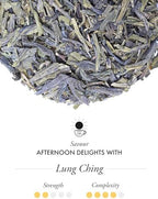 TWG Tea | Lung Ching | Green Tea | Aromatic Jade Infusion | 15 Hand Sewn Cotton Teabags | Gift Set