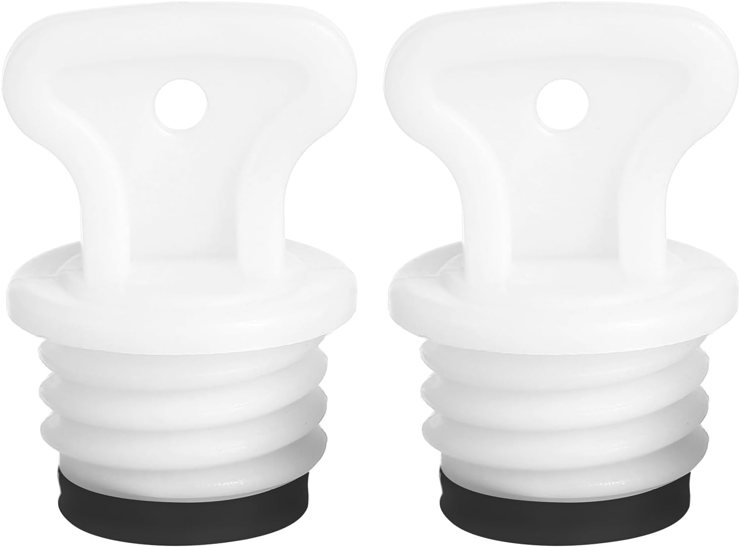 SHINEOFI Hot Water Bottle Rubber Seal Stoppers Lid Leakproof Replacement Screw on Caps for Hot Water Bags, Durable Seal Plugs for Home Household 2pcs 18mm