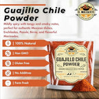 Chile Powder Ancho, Guajillo, Chipotle Variety Pack 4oz Each – Traditional Mexican Chili Powders – Bold, Authentic Flavors for Sauces, Marinades, and Rubs – By El Molcajete