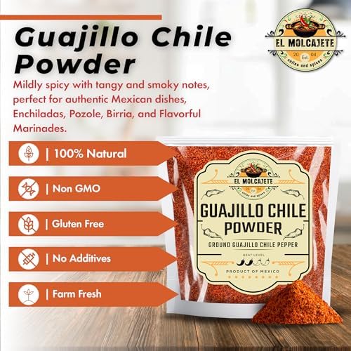 Chile Powder Ancho, Guajillo, Chipotle Variety Pack 4oz Each – Traditional Mexican Chili Powders – Bold, Authentic Flavors for Sauces, Marinades, and Rubs – By El Molcajete