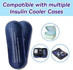 Ice Pack for Insulin Travel Case, TSA Approved Reusable Medical Cooler Bag Ice Packs for Diabetic (Pack of 4)