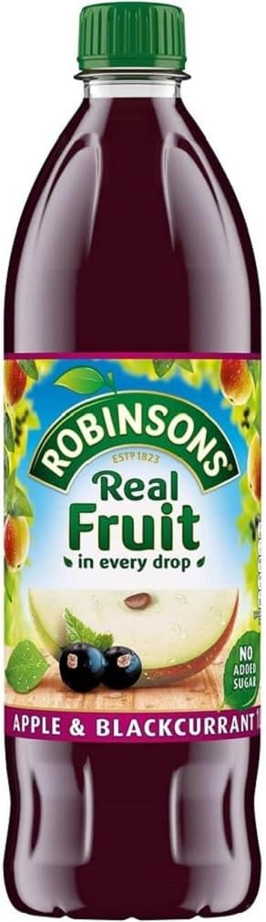 Robinsons Apple and blackcurrant 1 liter (Pack of 2)