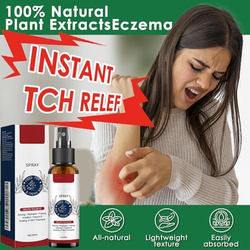 Aacnre Ecz𝗲ma Th𝗲𝗿apy Spray, Effective 7-Day Moisturizing Hand Cream Body Spray, An𝘁𝗶b𝗮c𝘁erial Natural Soothing P𝘀𝗼𝗿i𝗮𝘀is Crema, Ointment for Natural Relief of Skin Problems