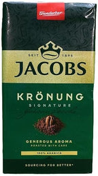 Jacobs Kronung Ground Coffee 500 Gram / 17.6 Ounce (Pack of 3)