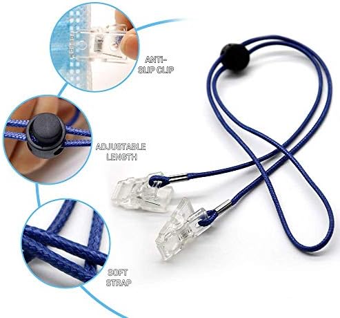 5 Pieces Adjustable Flexible Bib Holder Clips for Napkin, 5 Colors