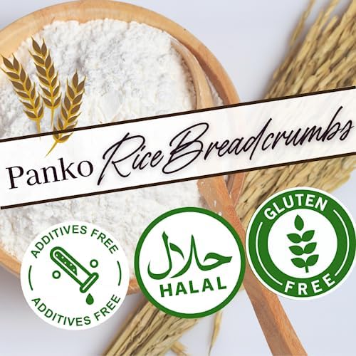 Panko bread crumbs Gluten Free 【WAPANKO】Rice Bread Crumbs Additive Free 100% Japanese Rice 7.1oz ( 200g )