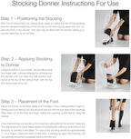 Truform Stockings Donner, Helper for Applying Compression Socks, Regular Size Foot Zone for S-XL Garments