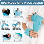 Comfytemp Wrist Ice Pack Wrap for Carpal Tunnel Relief, 2 Packs, Gel Ice Packs for Injuries Reusable for Wrist Hand Pain, Hot Cold Compress Brace, Recovery Items Men Women