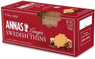 Anna's Ginger Thins Swedish Variety Pack Original, Orange, and Almond