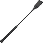 Coolrunner 18 inch Riding Crop for Horse Horse Whip with PU Leather Equestrianism Horse Crop Double Slapper Horse Whip Black Crops for Horses