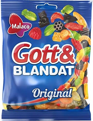 Malaco Gott & Blandat Original 210g candy bags (SET OF 12)