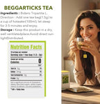 Soilmount - Beggarticks Tea - |Bidens Tripartita|Trifid Bur-marigold|Bidens Tripartita L.|Trifid Bur-marigold|Gui Zhen Cao|鬼针草|귀신침 초| - Pure Herbal Tea - Natural, Organic, Non-GMO, Clean Ingredients, Caffeine Free (18 Tea Bags, Box 1)