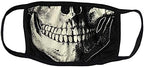 kreepsville 666 Fashion Face Mask Costume Vanity Covering (Skull Mouth White)