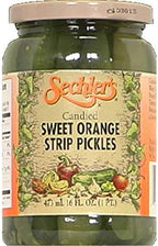 Sechlers Pickle Candied Swt Orng Strip