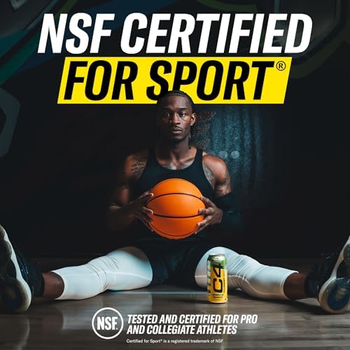 C4 Performance Energy Drink | Zero Sugar Carbonated Preworkout Energy | 150mg Caffeine with Beta Alanine | Orange Slice | 12 Fl Oz (12 Pack)