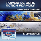 Finish Dual Action Dishwasher Cleaner: Fight Grease & Limescale, Fresh 8.45 oz.(Pack of 4)