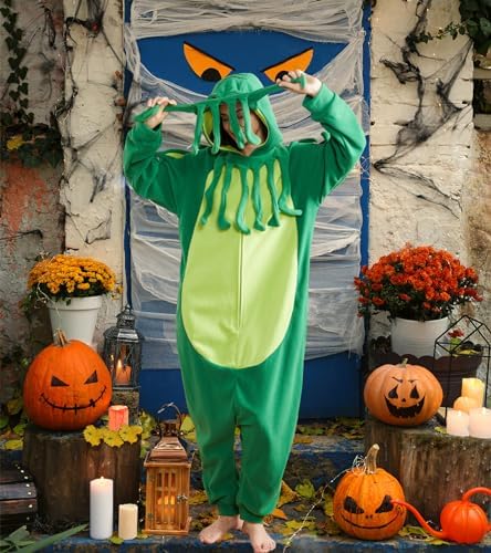 Halloween Onesie Adult Pajamas Unisex One Piece Christmas Party Costume Animal Cosplay Jumpsuit Homewear Sleepwear