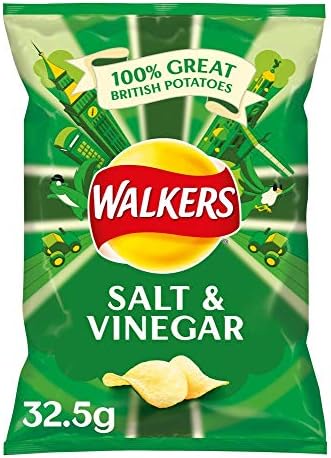 Walkers Salt & Vinegar, 32.5 g
