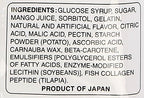 Japanese Fruit Gummy Candy from Kasugai - Mango - 102g