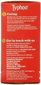 Typhoo British Tea, Foil fresh teabags, 80 count (pack of 6)