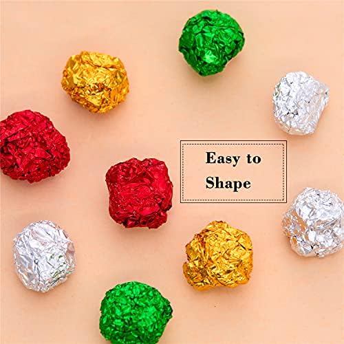 Square Aluminium Foil Packaging Candy Wrappers Sugar Wraps Paper for DIY Candies and Chocolate Packaging by Party/Wedding/Birthday/Chrismas Accessories-200 Piece 5.9"x5.9" (15x15 cm) (GREEN)