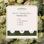 Starwest Botanicals Dried Hops Flowers Whole - Herb for Hot Water & Tea, Use in Herbal Blends, Natural Pine & Citrus Notes, Certified Kosher - 4 oz Pouch