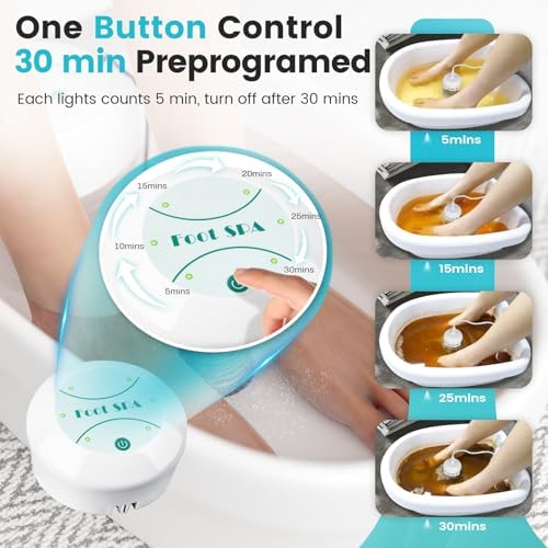 Ionic Foot Bath Detox Machine, Portable Foot Spa Bath, Ion Cleanse Spa Machine for Home Beauty Use