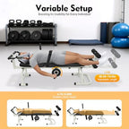Multifunctional Body Stretcher, Cervical Traction Back Stretcher Lumbar Bed Body Stretching Spine Cervical Spine Stretcher Machine for 1.45-2.1m/4.76-6.89ft Older Teenager Within 330lbs