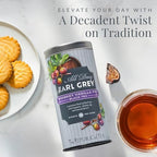 The Republic of Tea – All Day Earl Grey Whiskey Vanilla Fig Black Tea, Naturally Caffeinated, 36 Tea Bags