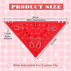 Jiuguva 8 Pack Adults Drool Bandana Bibs Paisley Large Soft Neutral Bibs Absorbent Bandana Set for Special Needs Men Women Elderly 8 Colors