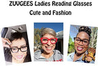 ZUVGEES Retro Style Square Reading Glass Big Eyeglass Frames Large lens 50mm