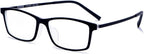 Reading Glasses,Pure Titanium, Anti-Blue Light, High Definition, Ultra Light, Anti-Fatigue, Full Frame, Black, Blue,Black,+2.5